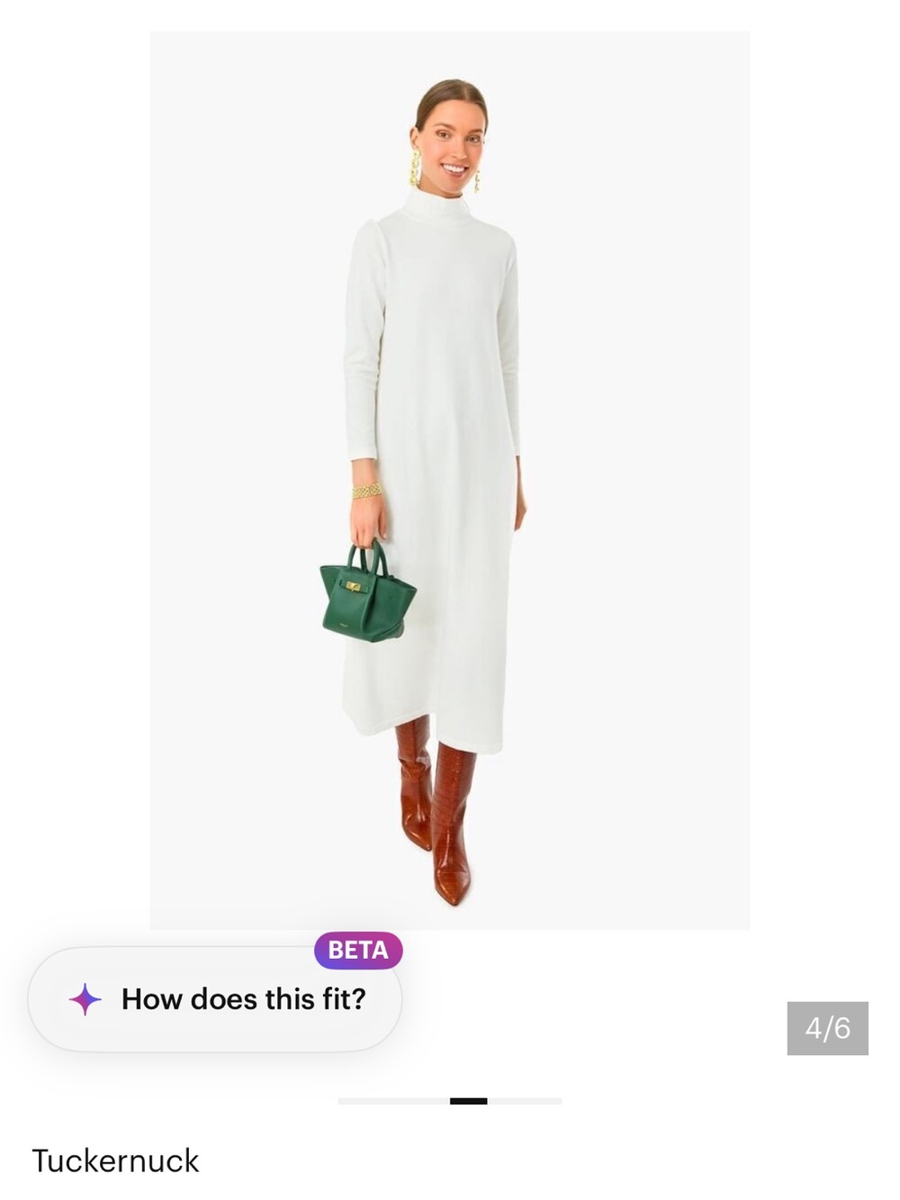 Tuckernuck Pearled Ivory Ellery Dress